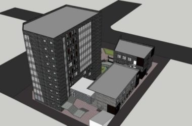 Sketchup办公模型|多高层办公楼，现代风格-BIM建筑网