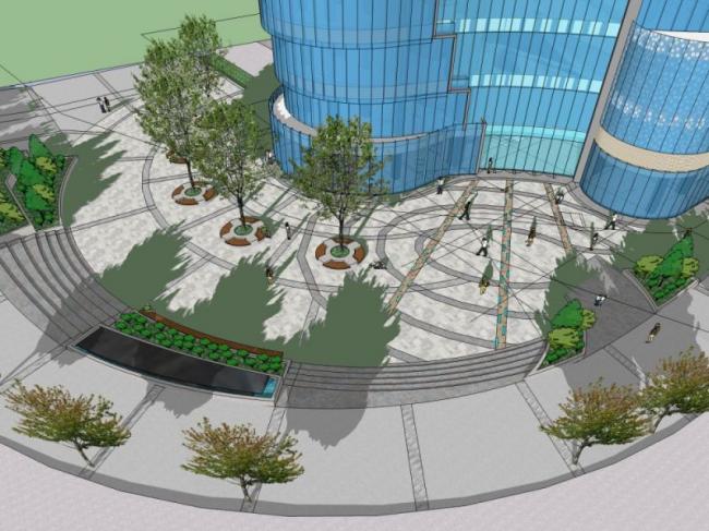 Sketchup综合体模型|多高层商业综合体，住宅，现代风格