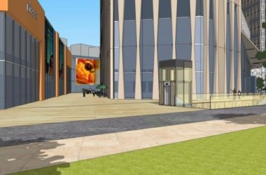 Sketchup办公模型|超高层办公楼，现代风格-BIM建筑网