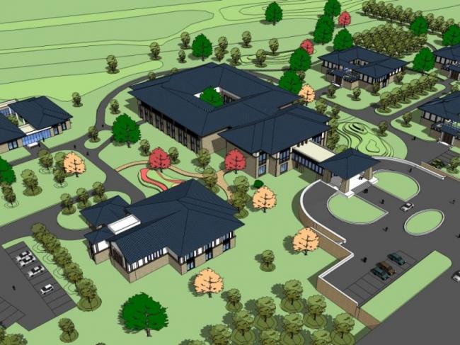 Sketchup酒店模型|度假村，现代风格