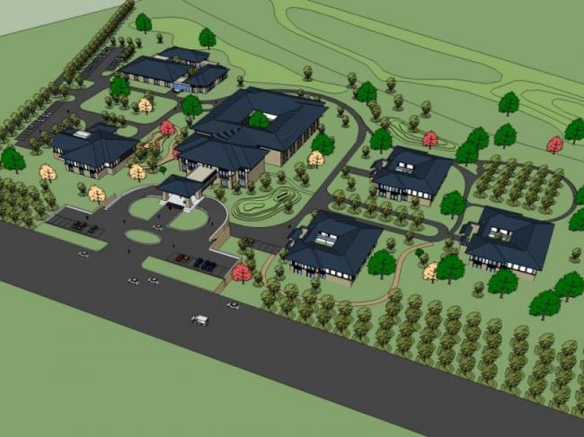 Sketchup酒店模型|度假村，现代风格