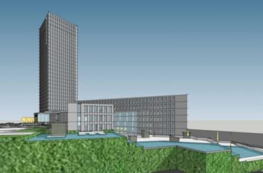 Sketchup综合体模型|超高层城市综合体，商业，办公，现代风格-BIM建筑网