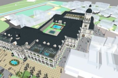 Sketchup酒店模型|多层酒店，古典风格-BIM建筑网