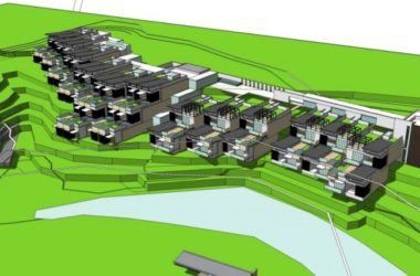 Sketchup酒店模型|多层度假村，现代风格-BIM建筑网