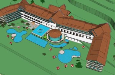 Sketchup酒店模型|多层酒店，古典风格-BIM建筑网