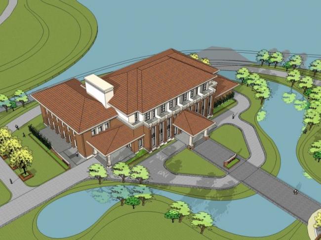 Sketchup商业模型|多层商业建筑，现代风格