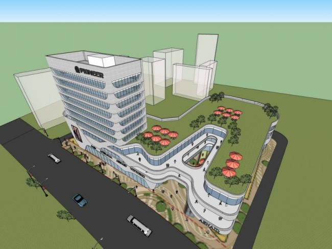 Sketchup综合体模型|多高层商业综合体，酒店，现代风格