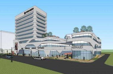 Sketchup综合体模型|多高层商业综合体，酒店，现代风格-BIM建筑网