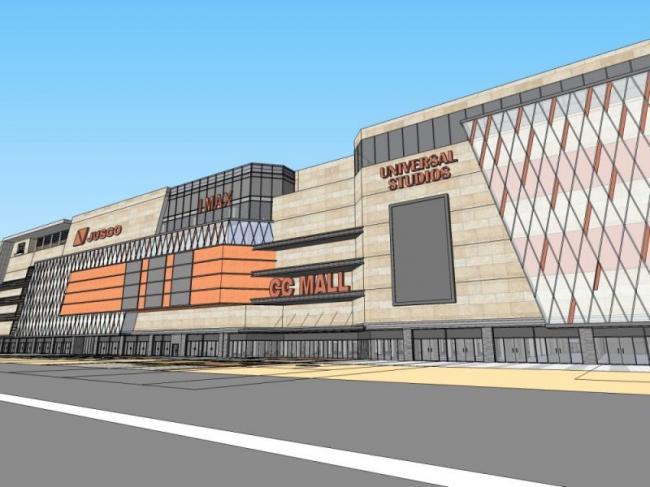 Sketchup商业模型|多层商业，现代风格