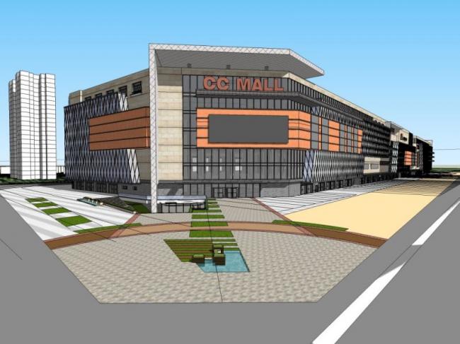 Sketchup商业模型|多层商业，现代风格