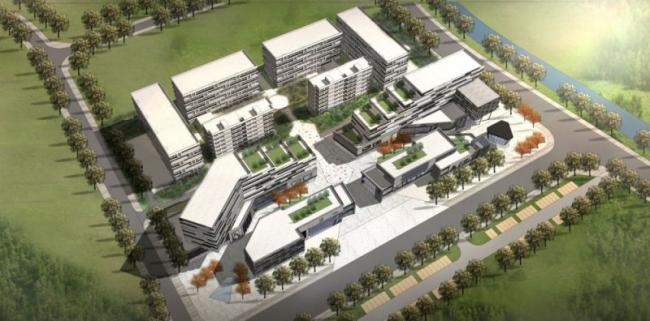 Sketchup商业模型|多层商业街，现代风格