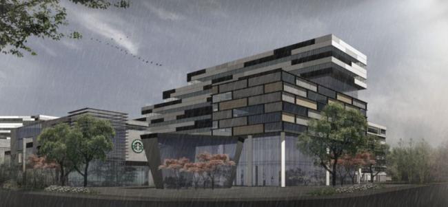 Sketchup商业模型|多层商业街，现代风格