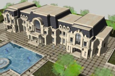 Sketchup商业模型|多层会所，古典风格-BIM建筑网