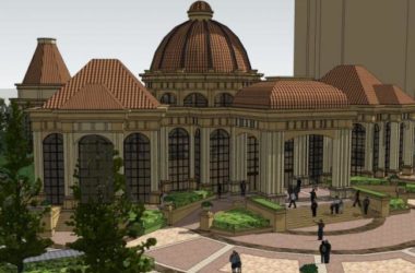 Sketchup商业模型|多层会所，古典风格-BIM建筑网