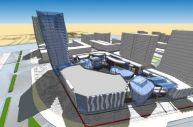 Sketchup综合体模型|多高层商业综合体，办公，现代风格-BIM建筑网