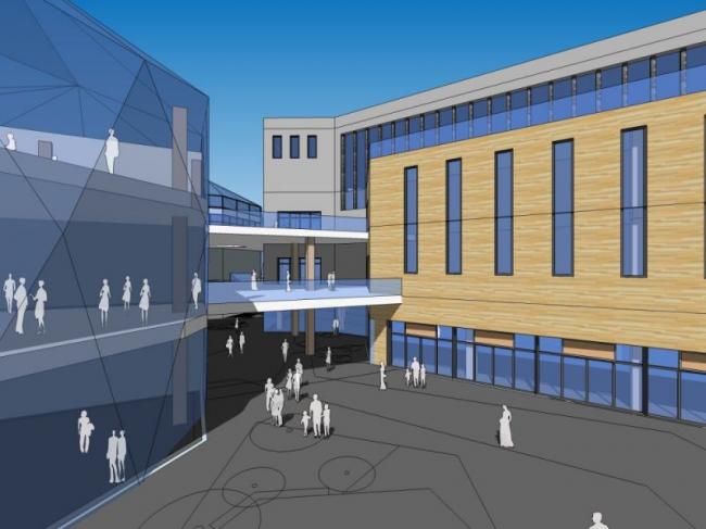 Sketchup综合体模型|多高层商业综合体，办公，现代风格