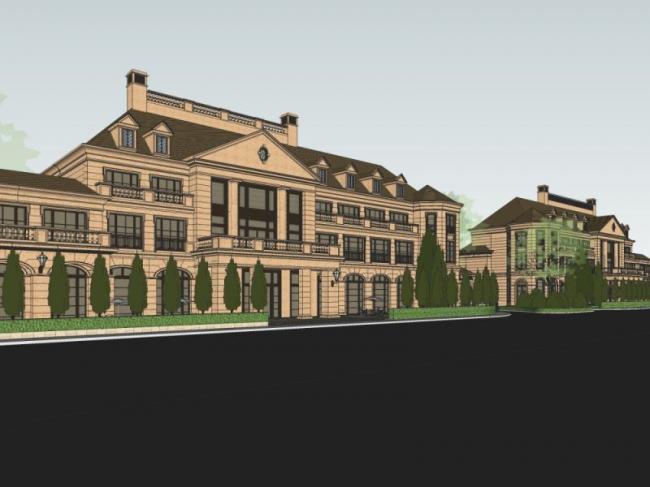 Sketchup商业模型|多层会所，古典风格