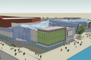 Sketchup综合体模型|多层商业综合体，现代风格-BIM建筑网