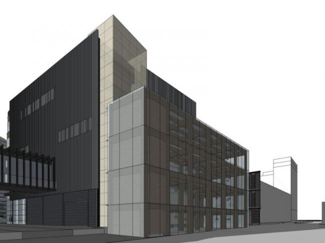 Sketchup办公模型|多高层办公楼，现代风格