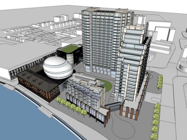 Sketchup办公模型|多高层办公楼，现代风格