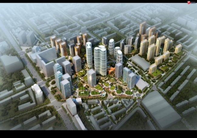 Sketchup综合体模型|超高层商业综合体，住宅，办公，酒店，现代风格