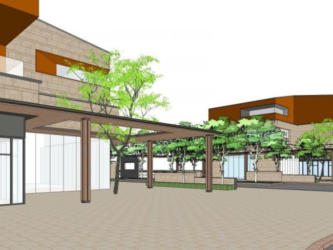 Sketchup商业模型|多层售楼处，现代风格