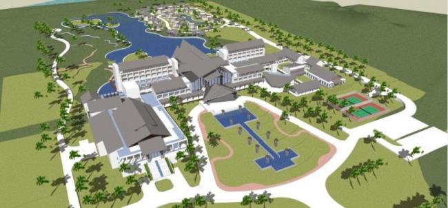 Sketchup酒店模型|多层酒店，中式风格，深圳隐秀山居酒店