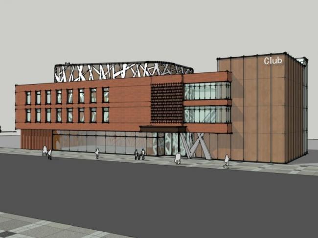 Sketchup商业模型|多层会所，现代风格