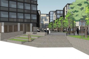 Sketchup办公模型|多层办公楼，现代风格-BIM建筑网