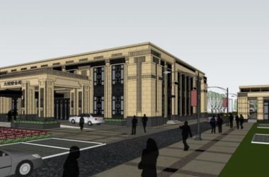 Sketchup商业模型|低层会所，现代风格-BIM建筑网