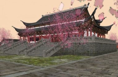 Sketchup古建筑模型|多层寺庙，古寺古庙，中式风格，古建-BIM建筑网