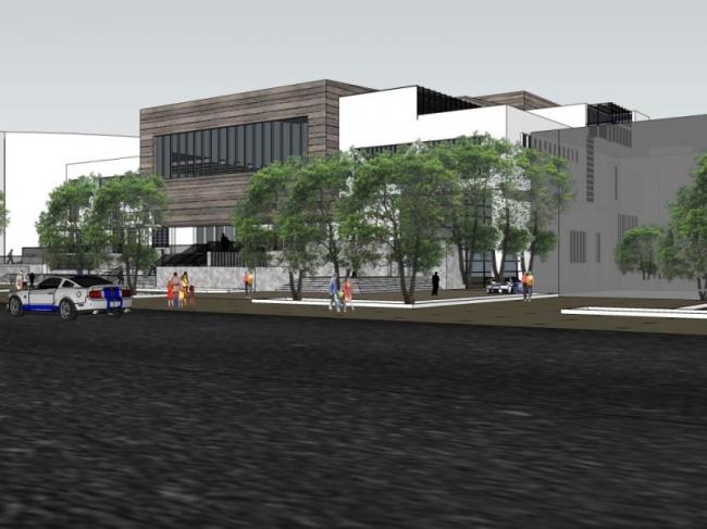 Sketchup文化模型|多层剧场剧院，文化建筑，现代风格