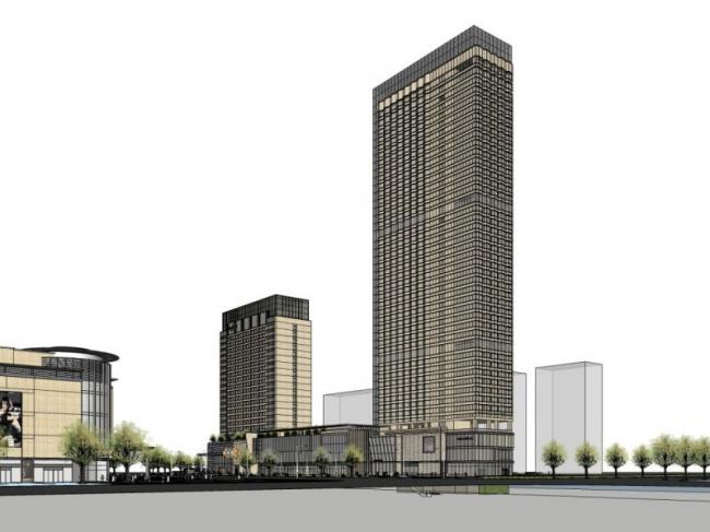 Sketchup酒店模型|高层酒店，现代风格