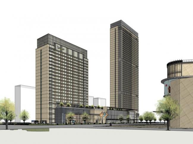 Sketchup酒店模型|高层酒店，现代风格