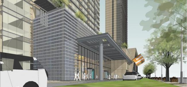 Sketchup酒店模型|高层酒店，现代风格