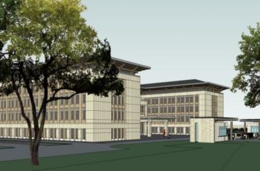 Sketchup办公模型|多层党校，现代风格-BIM建筑网