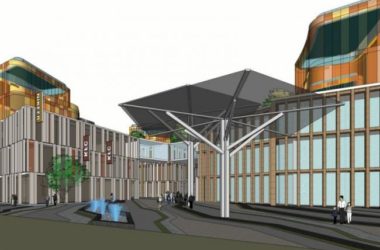 Sketchup商业模型|多层商业建筑，现代风格-BIM建筑网