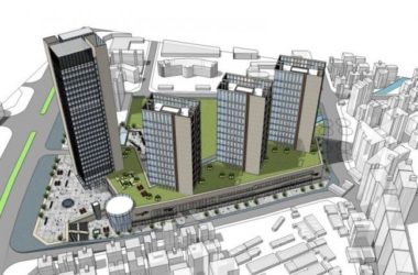 Sketchup办公模型|超高层办公楼，现代风格-BIM建筑网