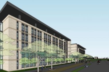 Sketchup办公模型|多层办公楼，现代风格-BIM建筑网