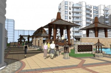 Sketchup景观模型|小区景观，住宅景观，古典风格-BIM建筑网