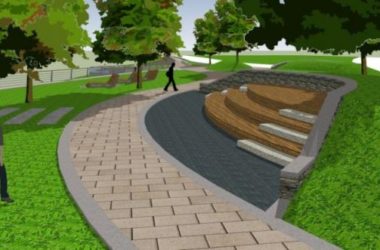 Sketchup景观模型|观景挑台景观，现代风格-BIM建筑网