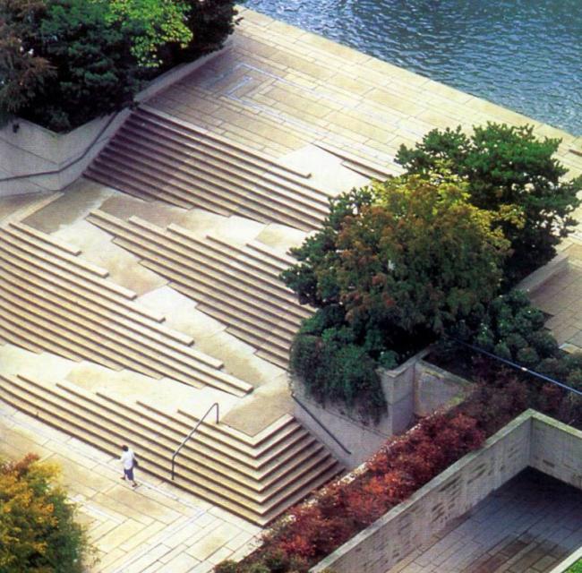 Sketchup景观模型|台阶景观，现代风格