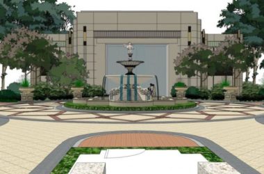 Sketchup景观模型|小区景观，住宅景观，欧式风格，古典风格-BIM建筑网