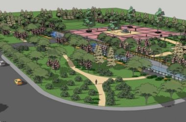 Sketchup景观模型|公园景观，现代风格-BIM建筑网