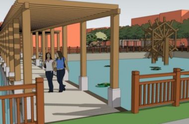 Sketchup景观模型|养老院景观，现代风格-BIM建筑网