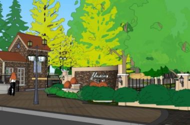 Sketchup景观模型|小区景观，住宅景观，现代风格-BIM建筑网