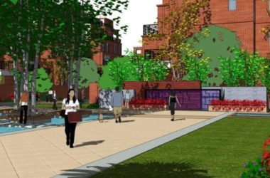 Sketchup景观模型|小区景观，住宅景观，欧式风格，古典风格-BIM建筑网