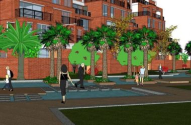 Sketchup景观模型|住宅景观，小区景观，现代风格-BIM建筑网