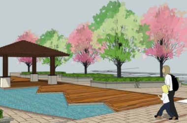 Sketchup景观模型|广场景观，停车场景观，现代风格-BIM建筑网