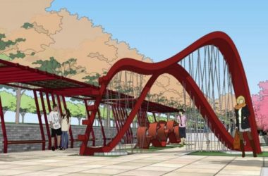 Sketchup景观模型|公园景观，现代风格-BIM建筑网